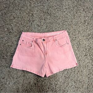 Cotton On Pink Denim Shorts | Classic Mid Rise | Size 10